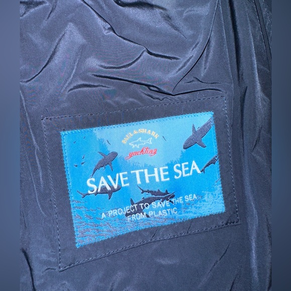 Paul & Shark water resistant windbreaker (navy) size Large - Picture 2 of 5